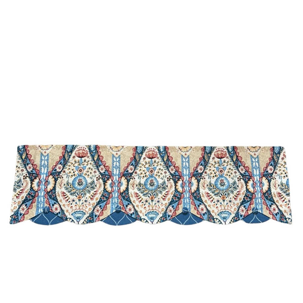 RLF Home Hartford Connecticut Valence 52”Lx15”H Curtain Fully Lined Rod Pocket